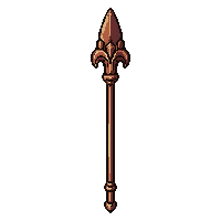 ornate ceremonial spear  shadow touched ethereal
