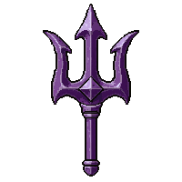 trident three pronged  epic purple tier
