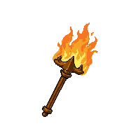 trident three pronged  fire enchanted molten