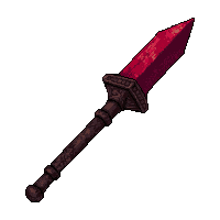 yari japanese spear  cursed dark