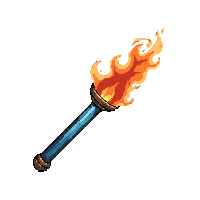 icicle frost staff  fire enchanted molten