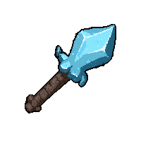 icicle frost staff  frost enchanted icy
