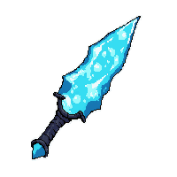 icicle frost staff  shadow touched ethereal