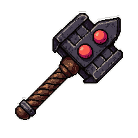 metal warhammer staff  cursed dark
