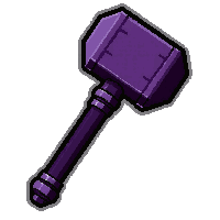 metal warhammer staff  epic purple tier