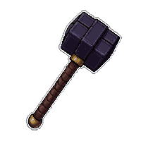 metal warhammer staff  poison coated venomous