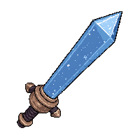 obsidian dark staff  frost enchanted icy