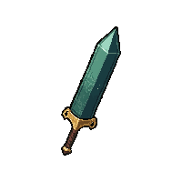 obsidian dark staff  gold trimmed royal