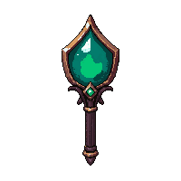 obsidian dark staff  holy blessed radiant