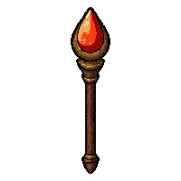 rune carved monk staff  holy blessed radiant