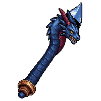 twisted dragon staff  rare blue tier