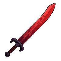 katana curved blade  demonic infernal