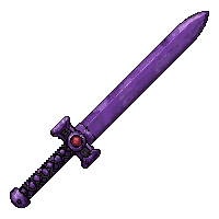 katana curved blade  epic purple tier