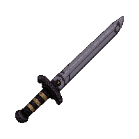 katana curved blade  legendary ornate