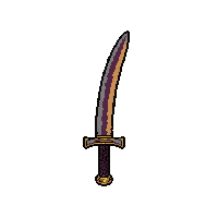 katana curved blade  mythic rainbow tier