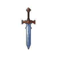 longsword steel blade  ancient weathered