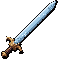 rapier thin blade  frost enchanted icy