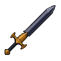 rapier thin blade  gold trimmed royal