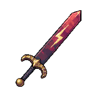 saber cavalry curved  lightning charged crackling
