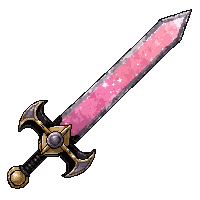 saber cavalry curved  magical glowing
