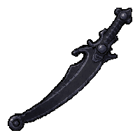 scimitar curved arabian  cursed dark