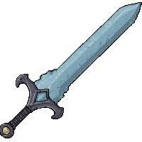 scimitar curved arabian  frost enchanted icy