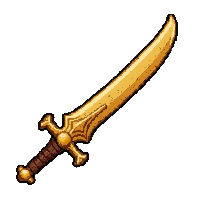 scimitar curved arabian  holy blessed radiant