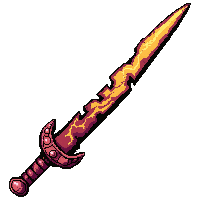scimitar curved arabian  lightning charged crackling