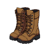 combat boots heavy  custom modified