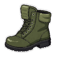 combat boots heavy  olive drab green