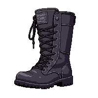 combat boots heavy  retro vintage style
