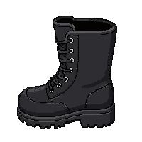 combat boots heavy  stealth coated