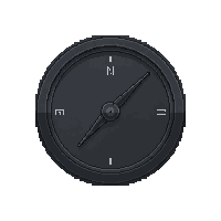 compass military  matte black standard