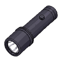 flashlight heavy duty  custom modified