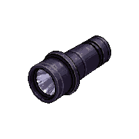 flashlight heavy duty  damaged but functional