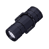 flashlight heavy duty  matte black standard