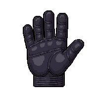 gloves fingerless  damaged but functional