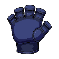 gloves fingerless  navy blue dark