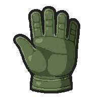 gloves fingerless  olive drab green