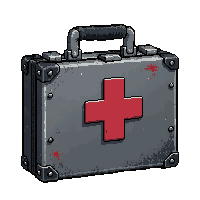 medkit field kit  worn and scratched