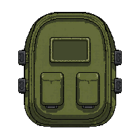parachute pack  olive drab green