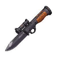 combat knife tactical  laser sight equipped