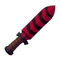combat knife tactical  red tiger stripe