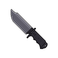 combat knife tactical  suppressed silenced