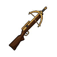 crossbow tactical  gold plated luxury