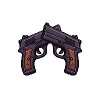 dual pistols akimbo  carbon fiber