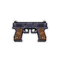 dual pistols akimbo  diamond encrusted
