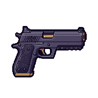 dual pistols akimbo  holographic sight