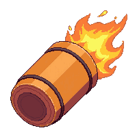 dynamite bundle  flame decal orange