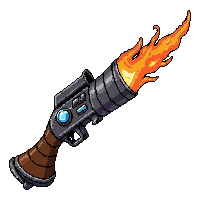flamethrower weapon  diamond encrusted